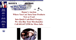 Desktop Screenshot of dannysauction.com